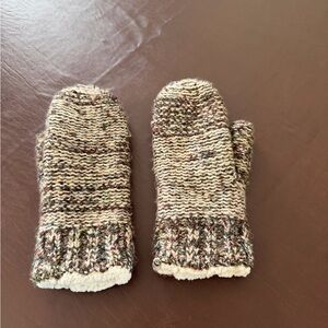 Cozy Multicolor Knit Mittens
